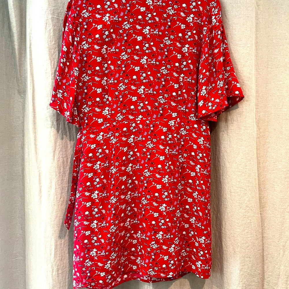 Sanctuary Girl on Fire Faux-Wrap Floral Dress